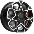 Vissol F-1527 9,5x22 5x108 ET38 63,4 Gloss Black with Machined Face